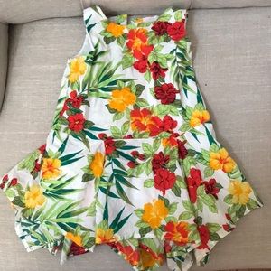 Girls floral peplum top 18-24 mo