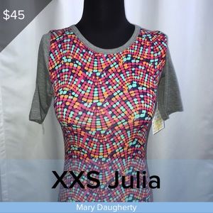 LuLaRoe xxs Julia dress.... SOLD