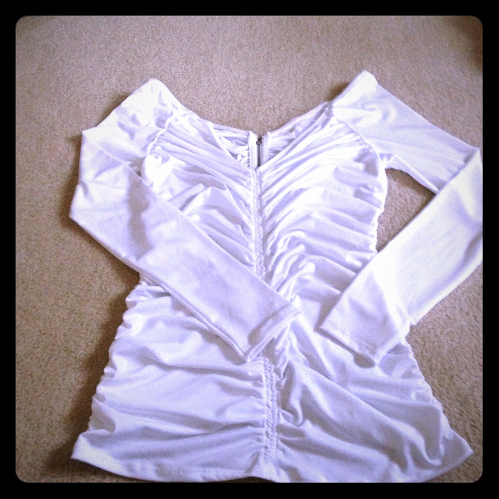 Guess White fashion blouse