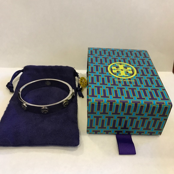 Tory Burch Metal Logo Bracelet stainless steel - Picture 2 of 7