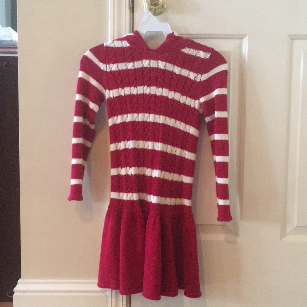 A sweater dress