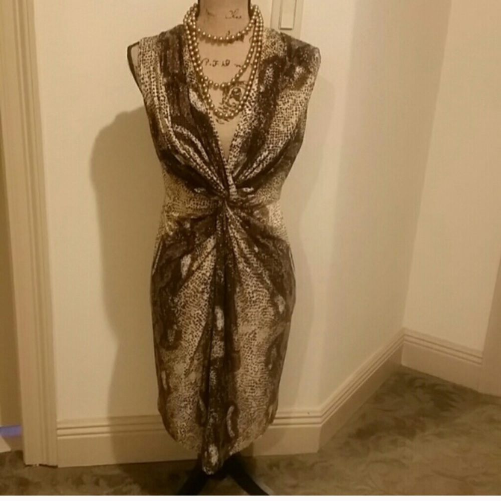 Animal print dress