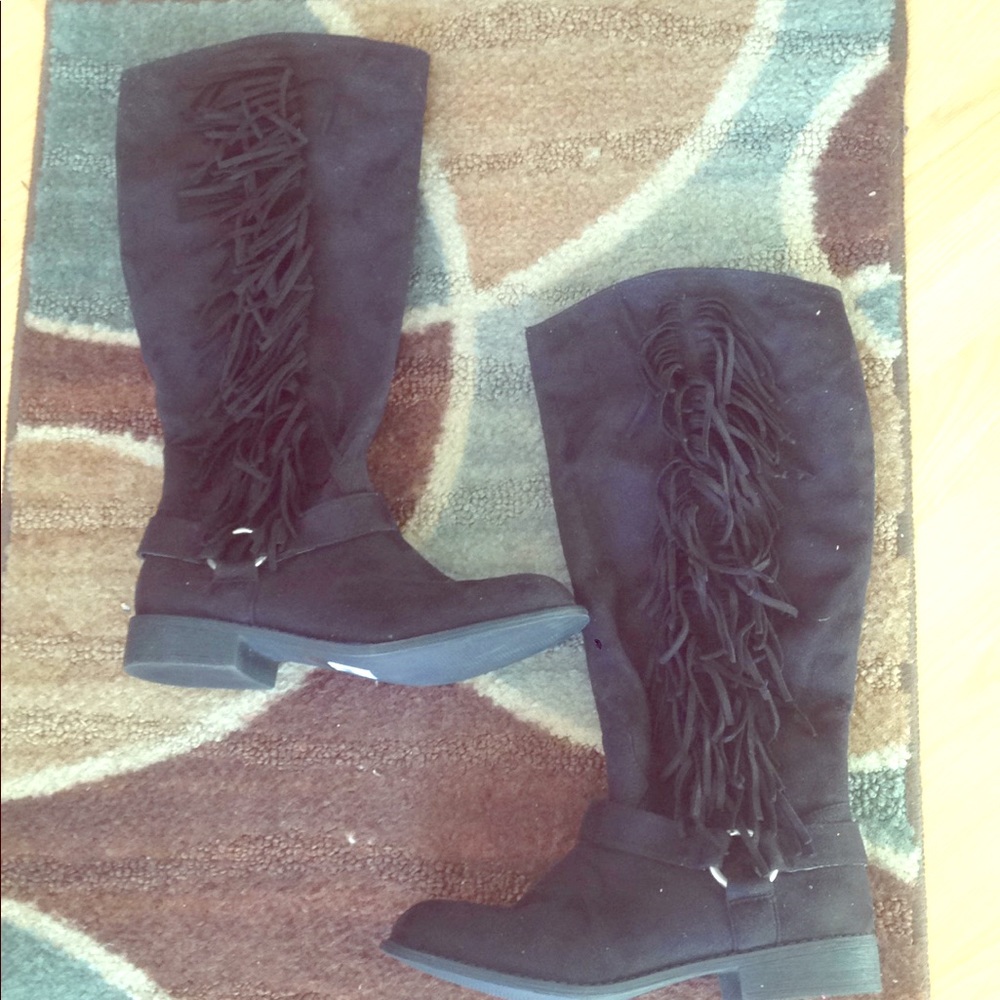 Suede Calf Boots