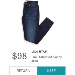 Lila Ryan (Stitch Fix brand) skinny jeans