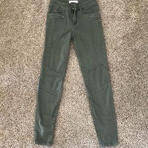 H&M Olive Green Skinny Jeans