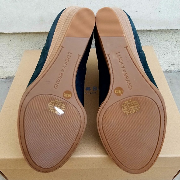 Stylish Lucky Brand Wedge Booties - Picture 5 of 5