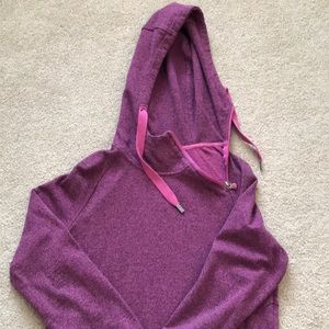 The North Face asymmetrical hoodie