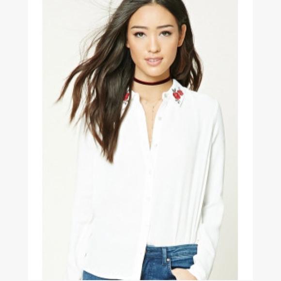 white blouse forever 21