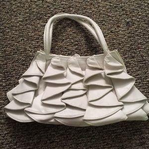 Aldo White Leather Bag