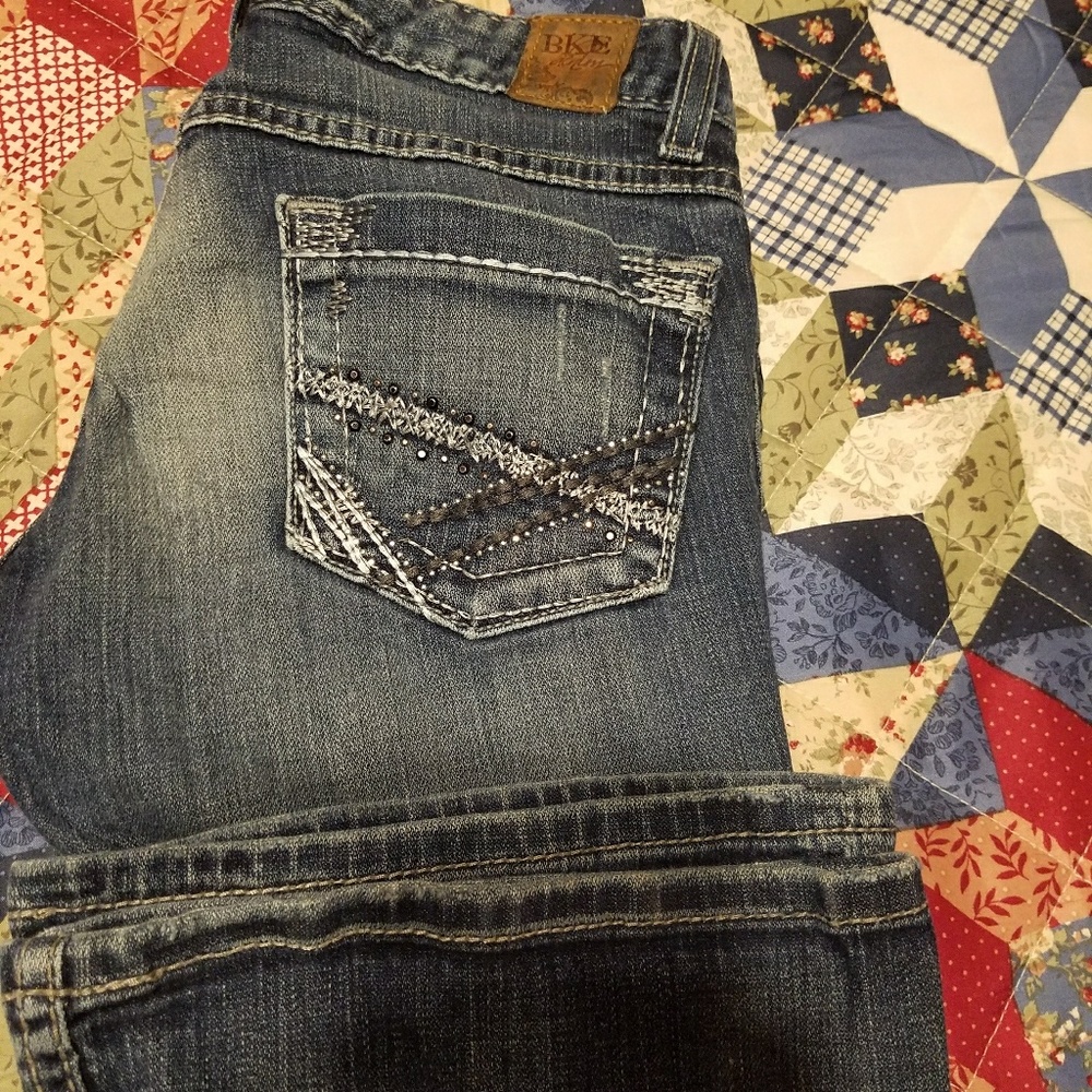 Bke starlite boot cut jeans