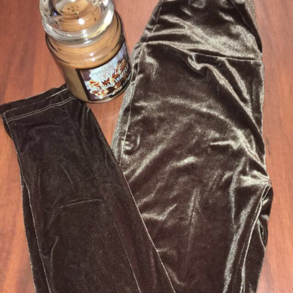 Brown Velvet Pants