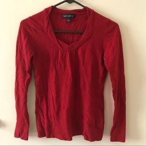 cashmere red sweater -Banana Republic