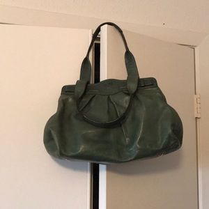 Coach emerald green doctor bag