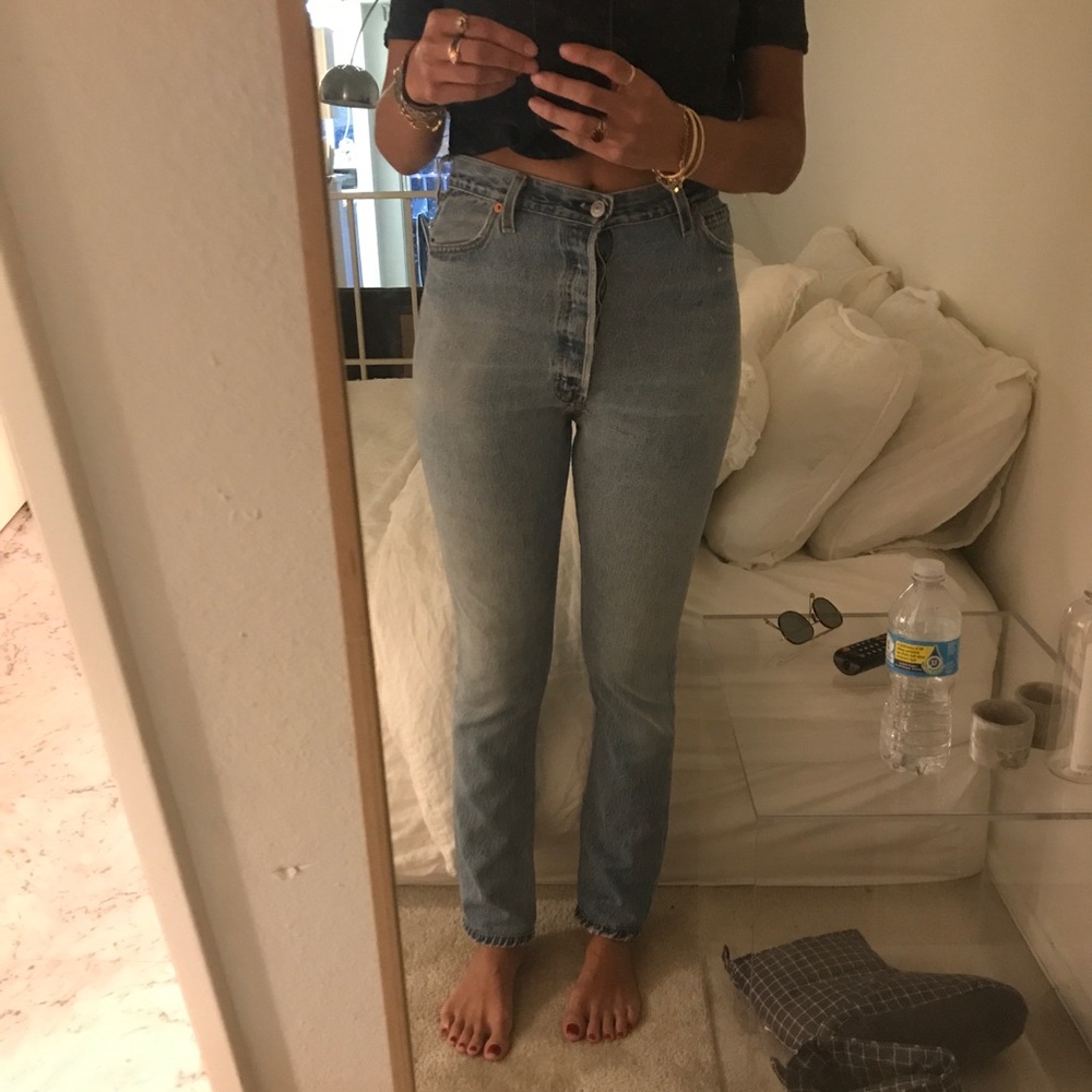 Brnd new high waisted re/done in size 26
