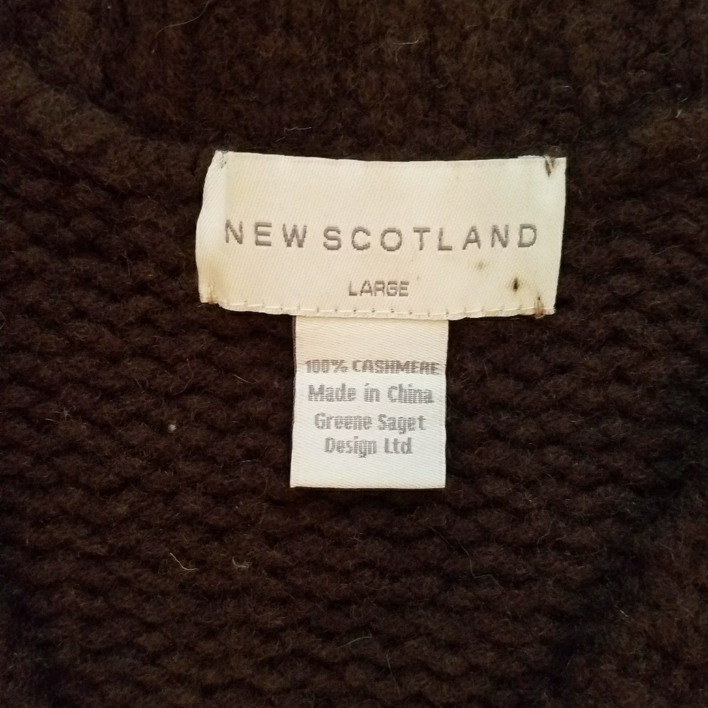 New Scotland Cashmere Sweater sz L