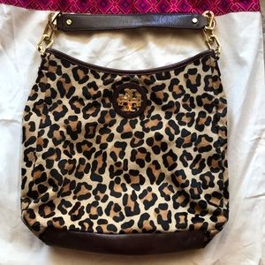 authentic Leopard Tory Burch Purse