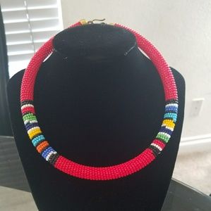 Beaded neck piece