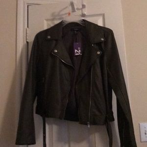 Faux leather Moto Jacket