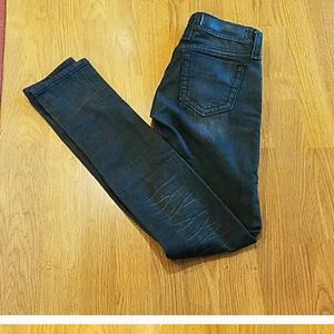 Black distressed Rock Revival / like New