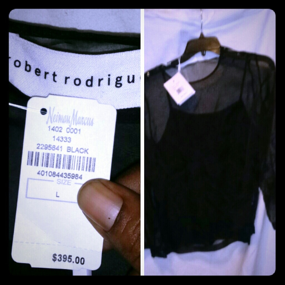 Brand New 2pc Black Lace Blouse