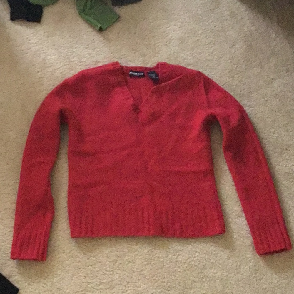 Express stretch lambs wool sweater