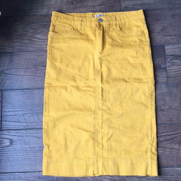 jade mackenzie colored denim skirts