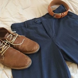 Classic Fit Navy Men’s Dress Slacks