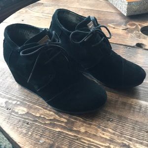 TOMS Black Booties Size 7