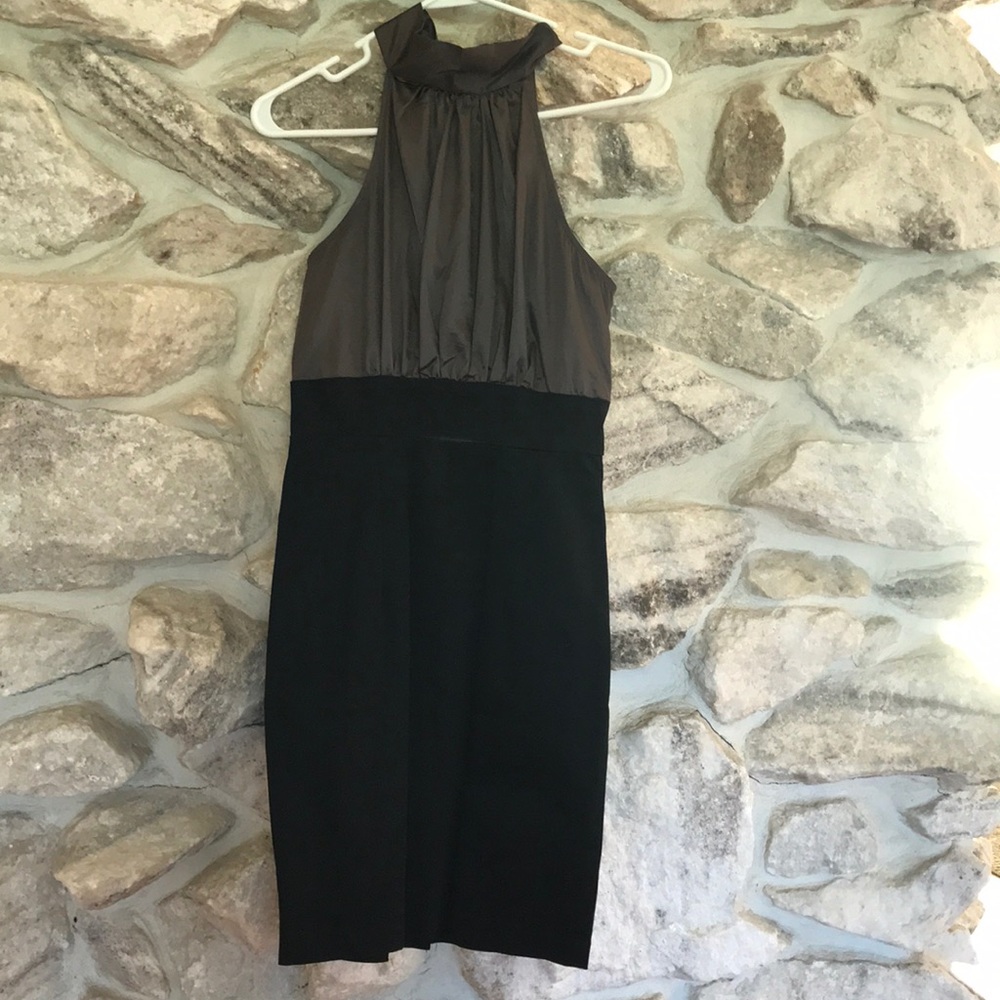 Wet Seal Pewter & Black Cocktail Dress