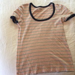 Made well striped vintage inspired tee