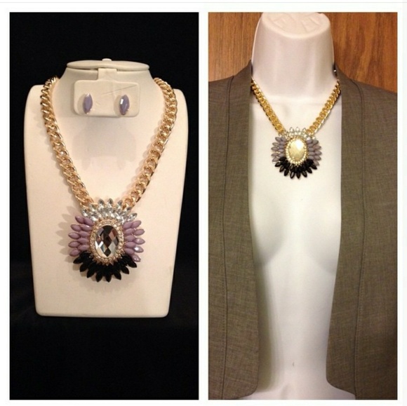 Tri Color Pendant Solid Link (Grey) - Picture 2 of 3