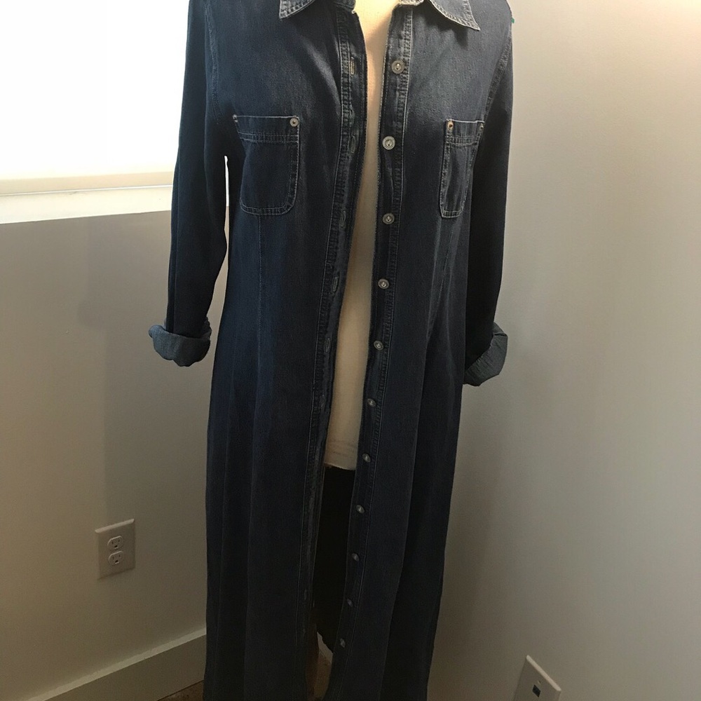 Long jean duster/dress