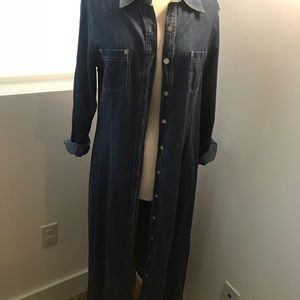 Long jean duster/dress