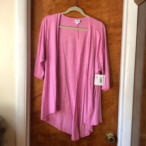 NWT Lularoe S pink heathered Lindsay