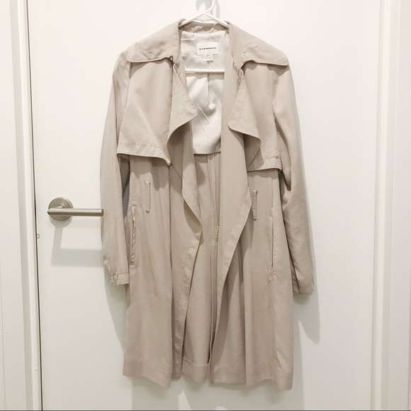 Club Monaco Jackets & Blazers - Club Monaco Lindy Soft Trench in Khaki Stone