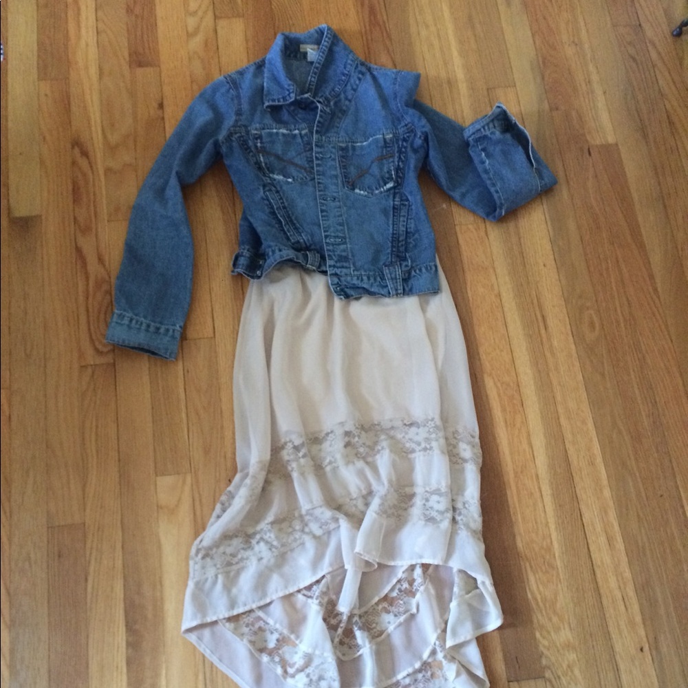 High low skirt