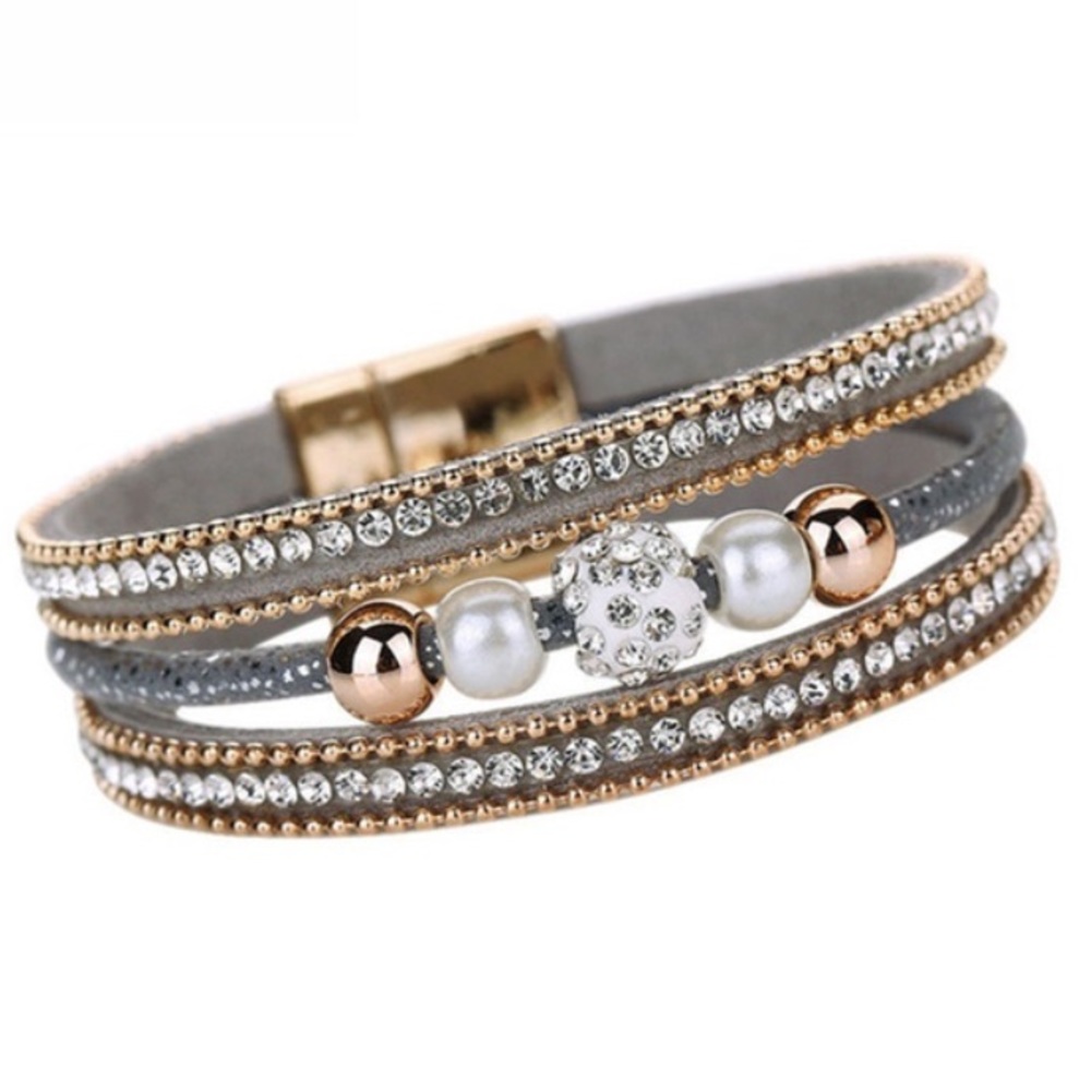 NEW grey bling bracelet!