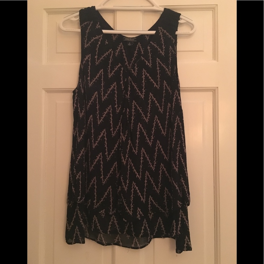Lucky Brand chevron blouse