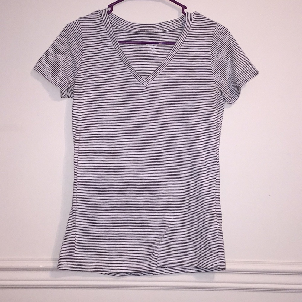 Striped V-Neck Shirt