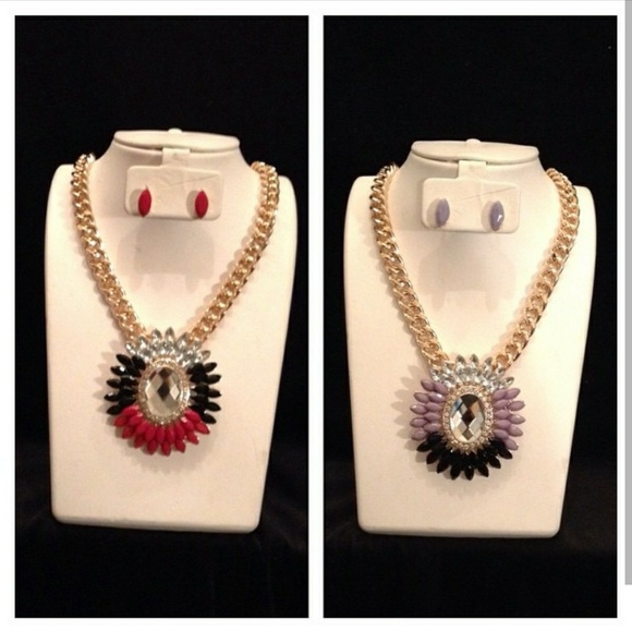 Tri Color Pendant Solid Link (Red) - Picture 3 of 3