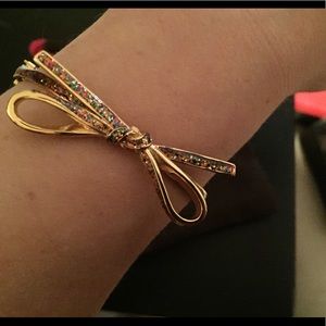 KATE SPADE Confetti Glitter Bow Bracelet