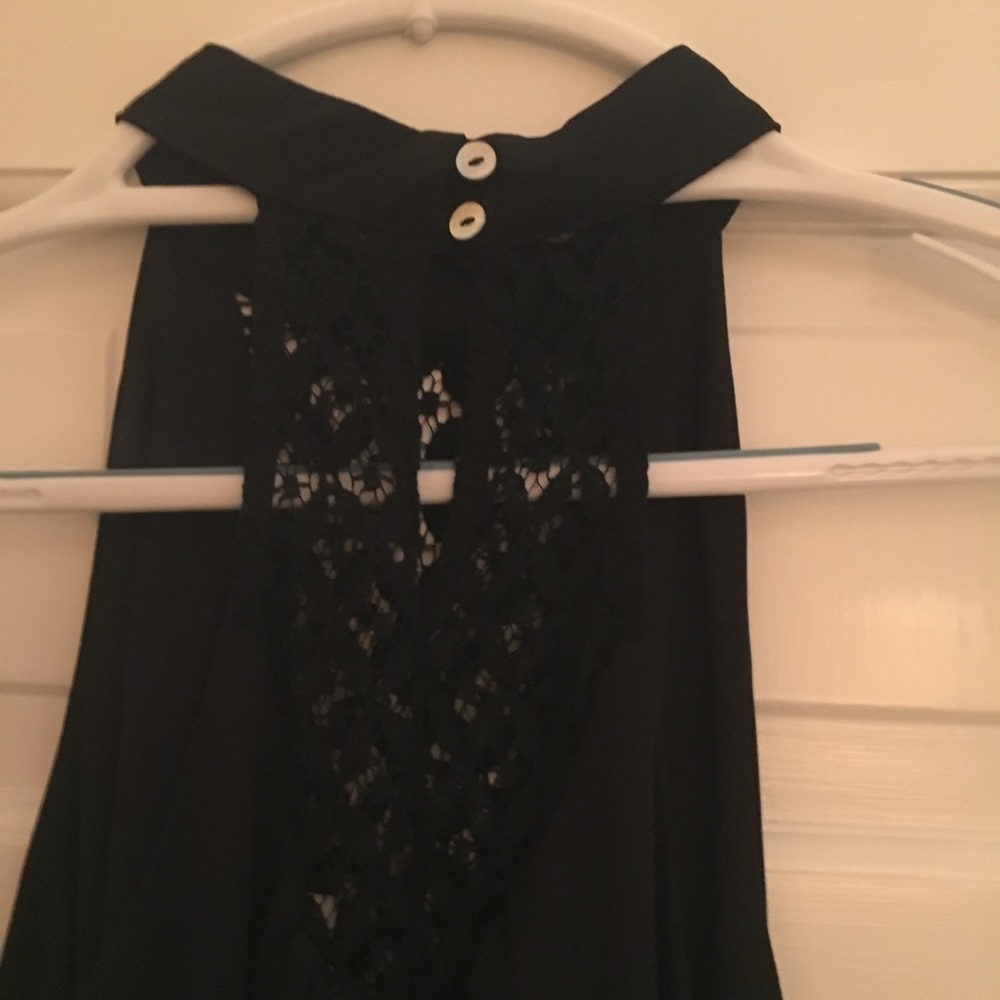 Black flowy dress