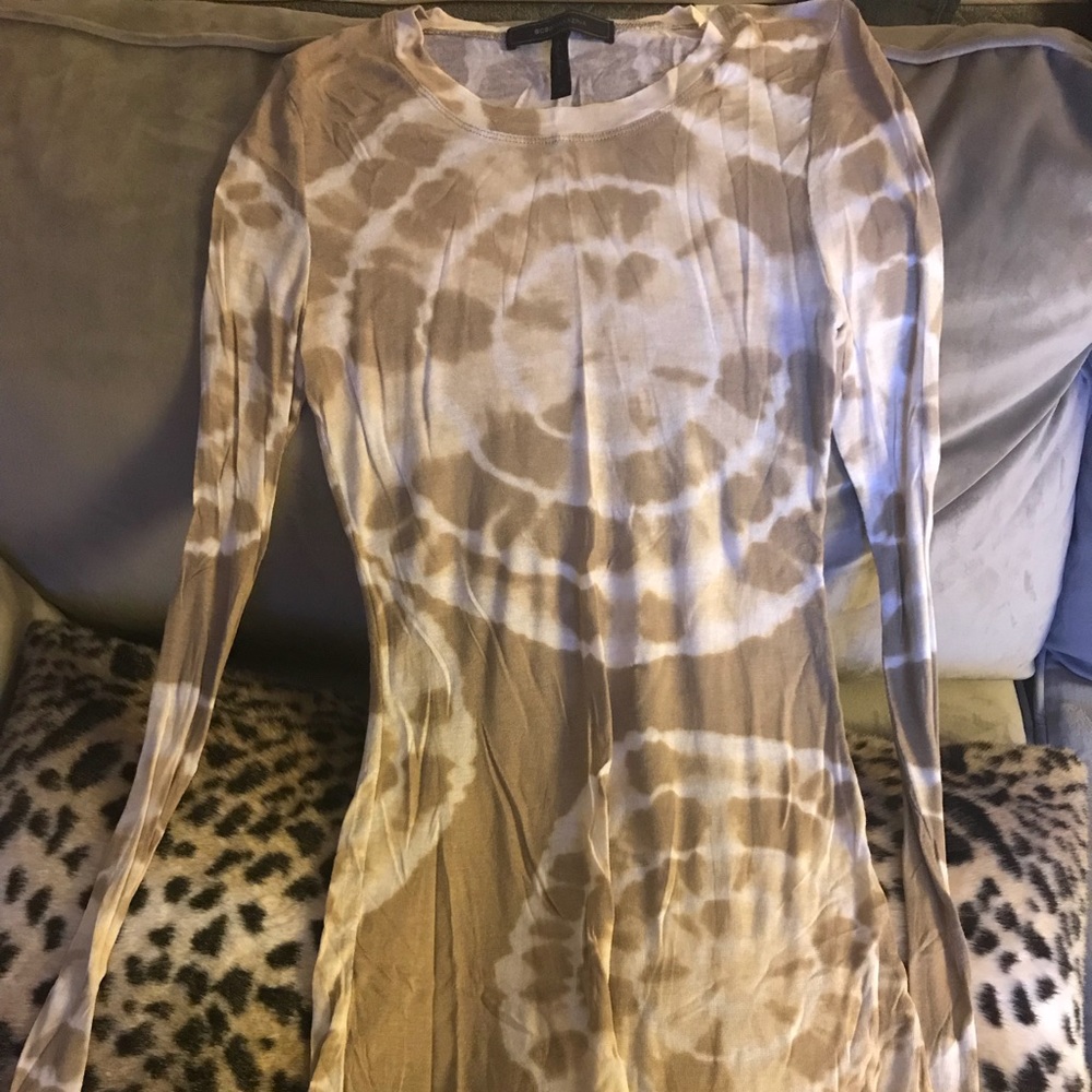 BCBG Crewneck Long-Sleeve Top