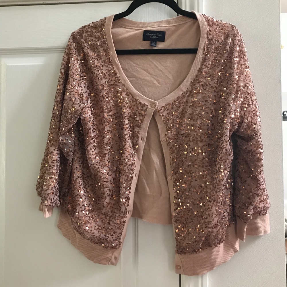American Eagle sparkly sweater