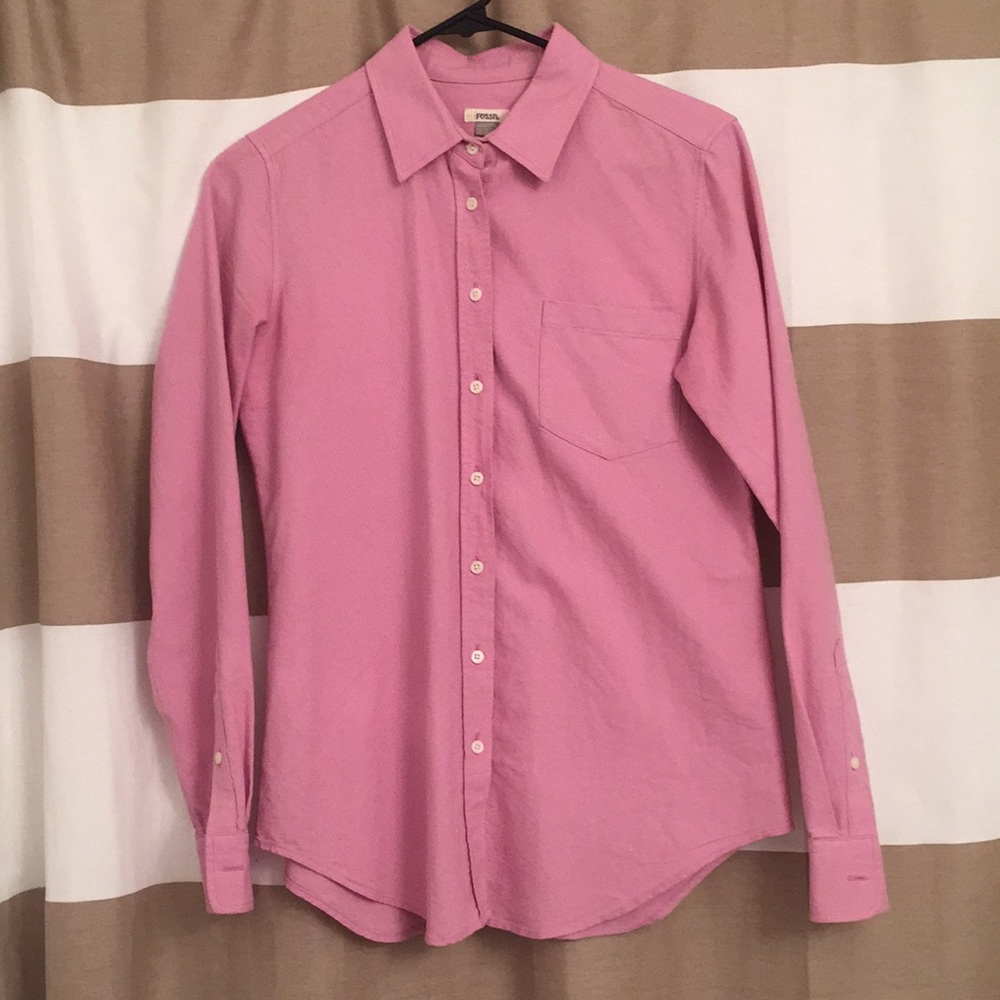 Fossil button down shirt