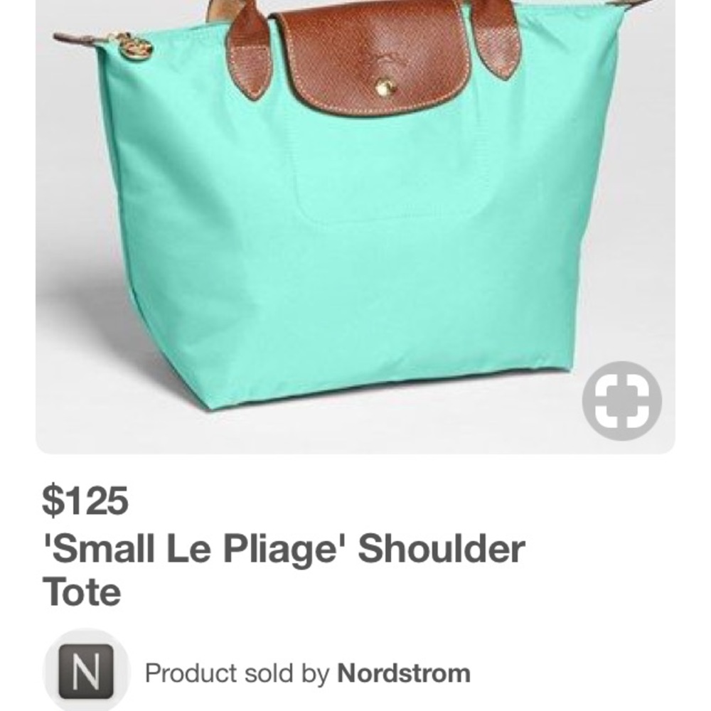 'Medium Le Pliage' Tote
LONGCHAMP Color Mint green