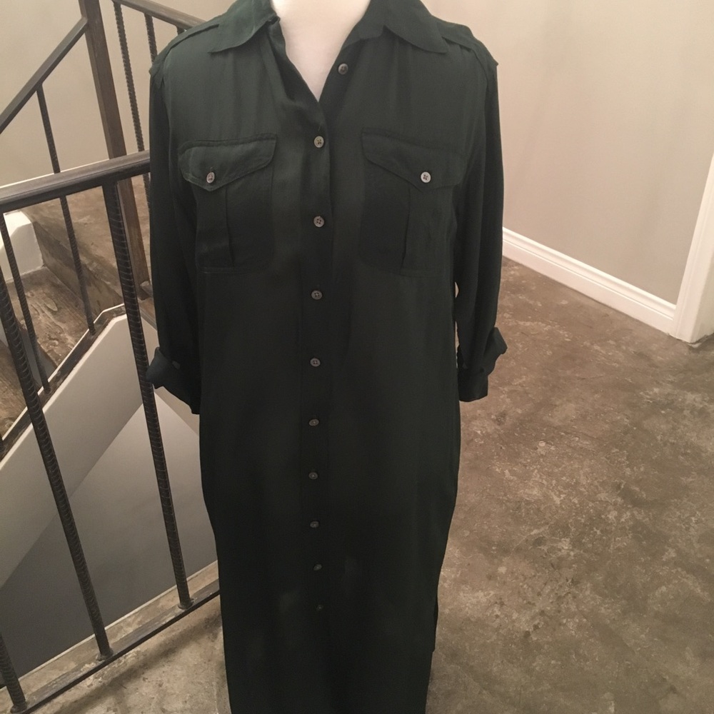 DKNY Viscose safari dress