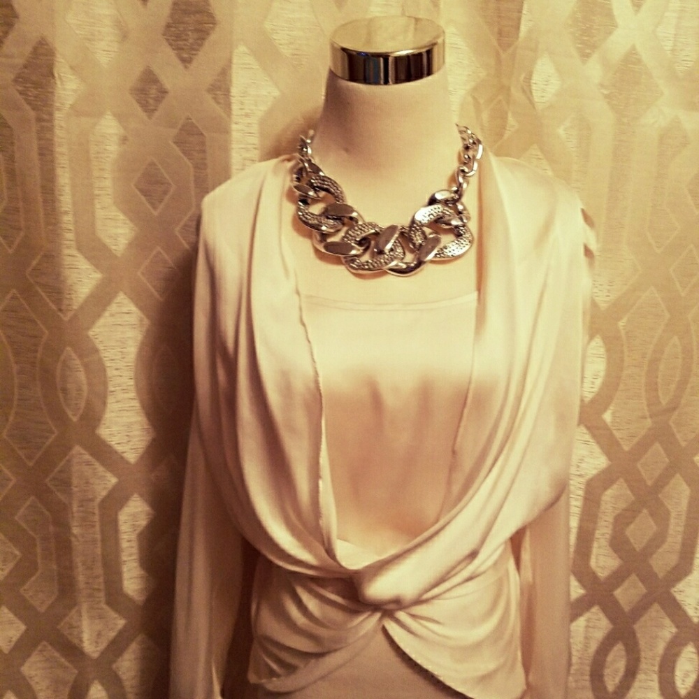 Cream blouse