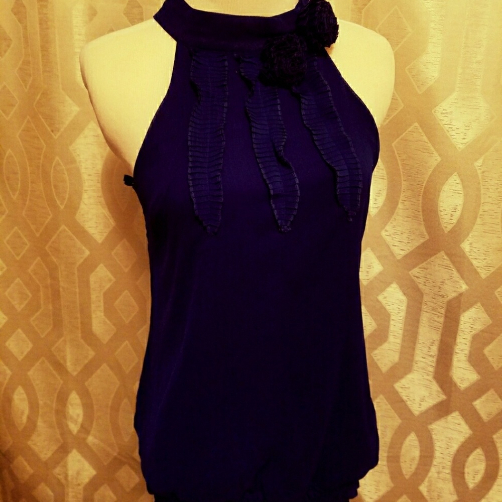 Dark blue blouse