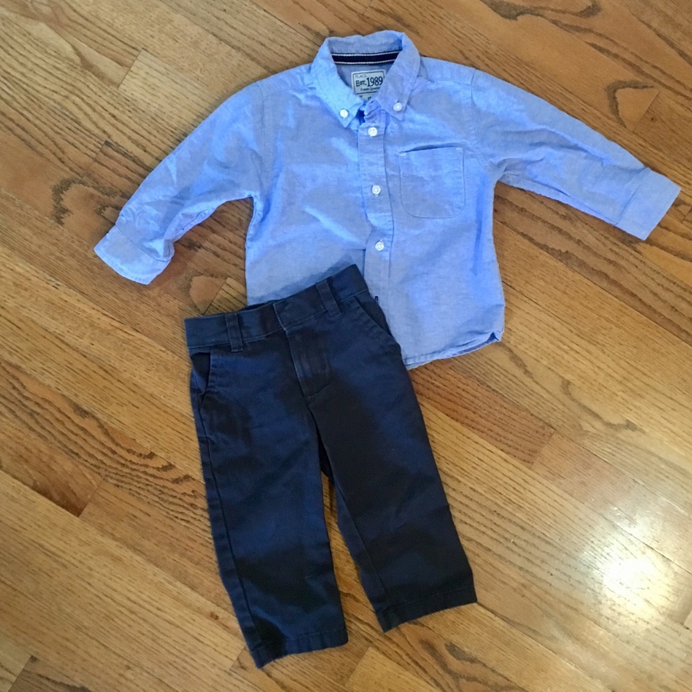 2 piece 18 mos boy clothing lot